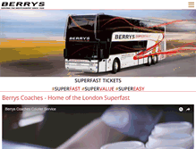 Tablet Screenshot of berryscoaches.co.uk